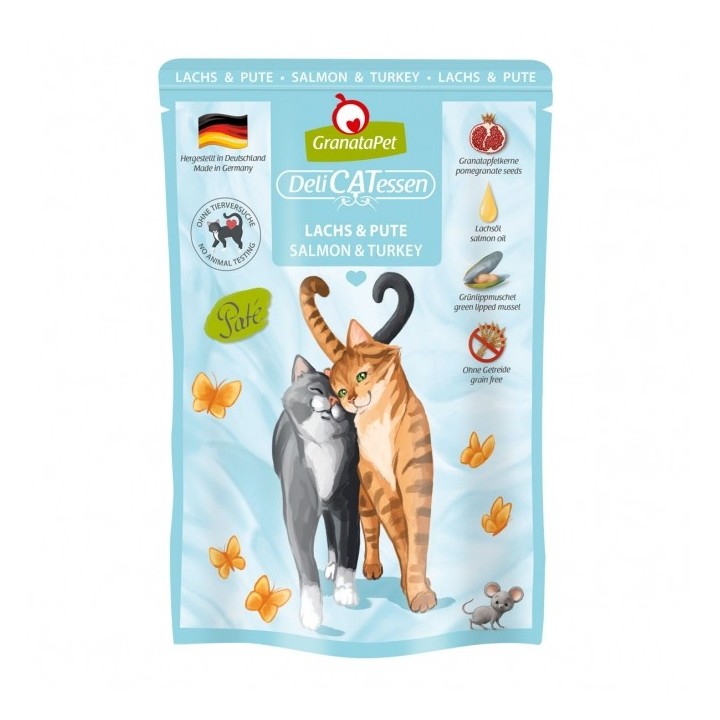 GranataPet Delicatessen Pouch Lachs & Pute 85 g