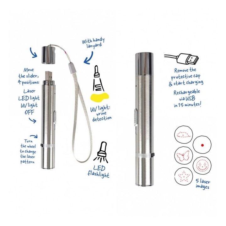 Duvoplus 7 in 1 LED-Laserpointer