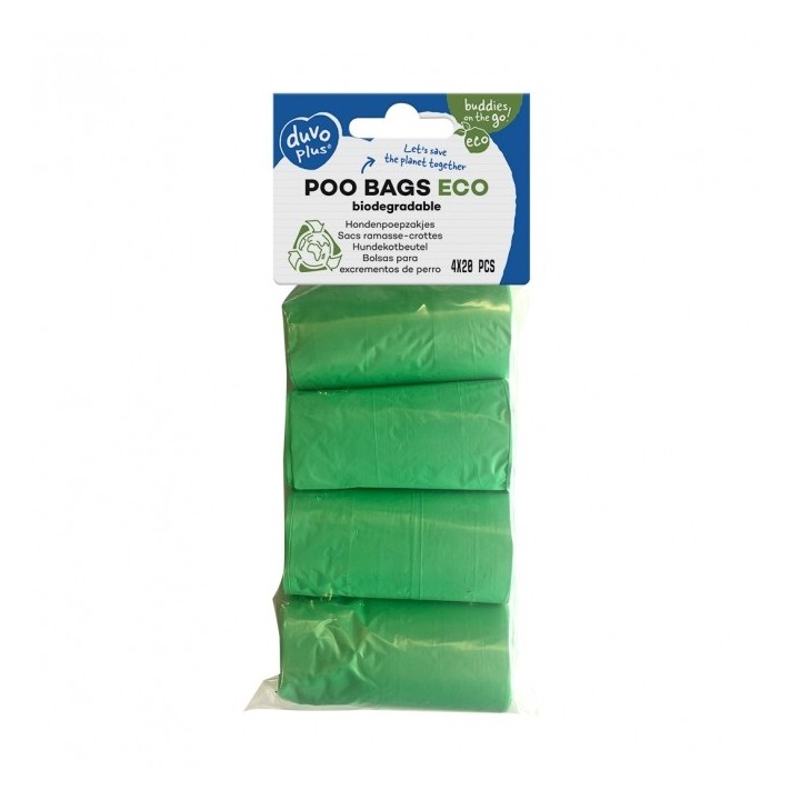 Duvoplus Hundekotbeutel eco grün - 4 x 20 Stück