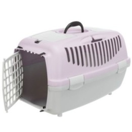 Trixie Transportbox Capri II - hellgrau/flieder