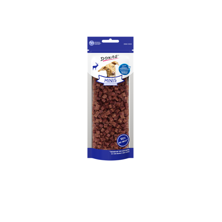 Dokas Dog Snack Minis Hirschfleisch 60g