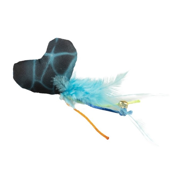 Duvoplus Cat Toy Flash Herz mit Federn
