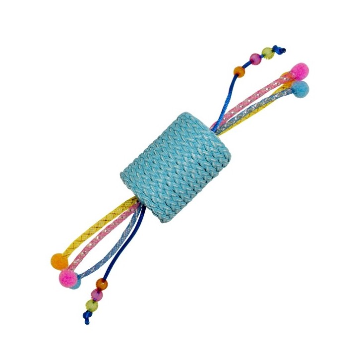 Duvoplus Cat Toy Jolly Rolle mit Seilen - blau