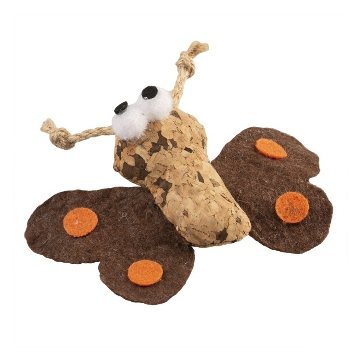 Duvoplus Cat Toy Kork Schmetterling