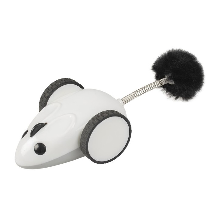 Duvoplus Cat Toy Race 'n chase Maus - weiß