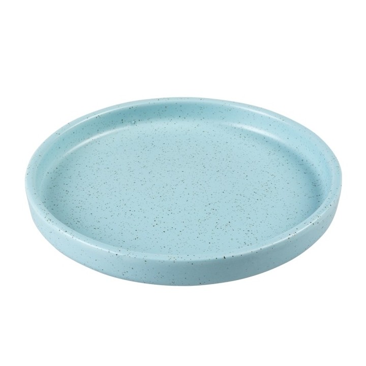 Duvoplus flacher Keramiknapf Stone Speckle - türkis