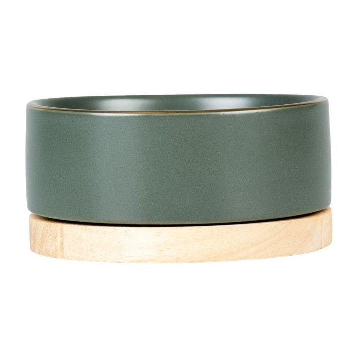 Duvoplus Keramiknapf Stone Timber dunkelgrün - 450ml