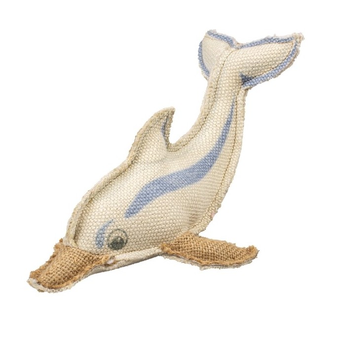 Duvoplus Hundespielzeug Canvas Delfin