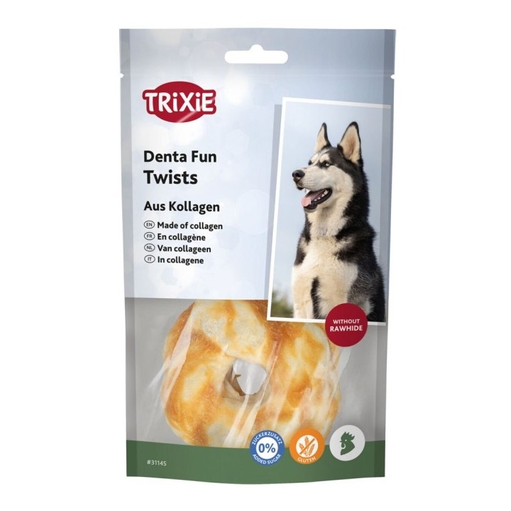 Trixie Denta Fun Twists aus Kollagen - 2 St./85 g