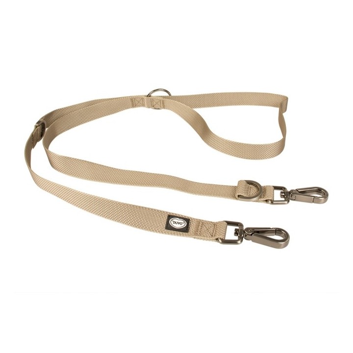 Duvoplus Explor North Duo Leine 200cm/25mm - Taupe