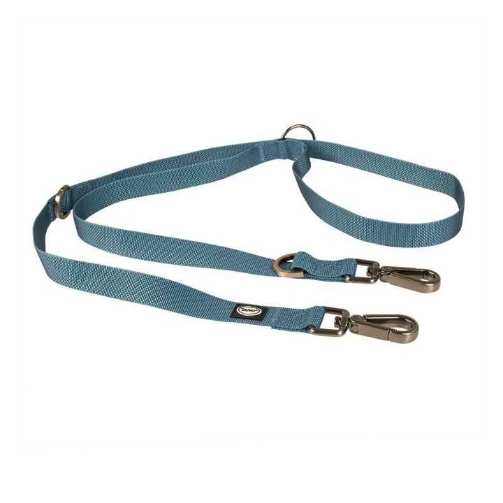 Duvoplus Explor North Duo Leine 200cm/25mm - Petrolblau