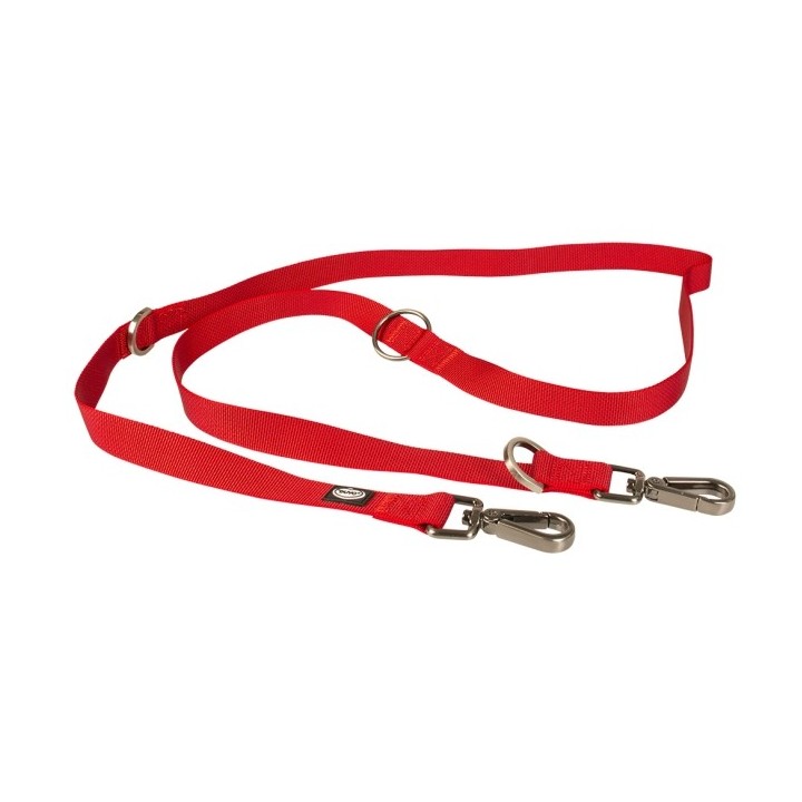 Duvoplus Explor North Duo Leine 200cm/25mm - Rot