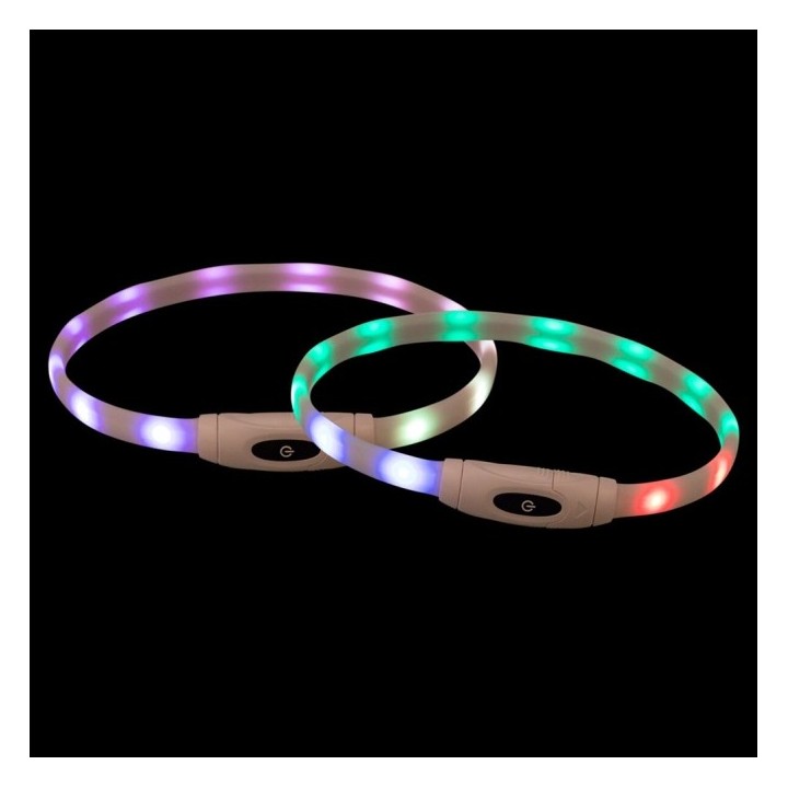 Trixie Flash Leuchtring USB - multicolor