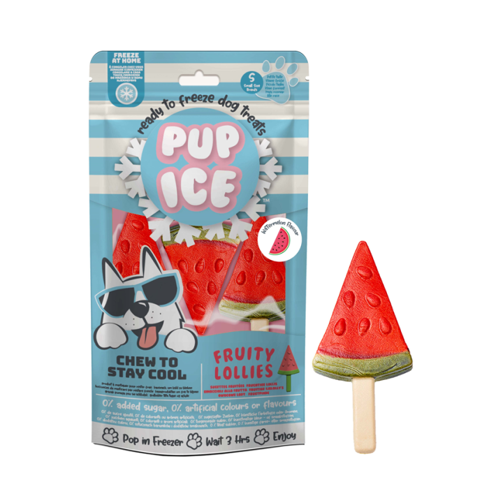 Pup Ice Fruity Lollies Watermelon S - 3 Stück