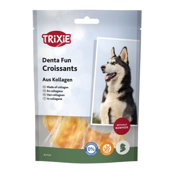 Trixie Denta Fun Croissants aus Kollagen - 2 St./80 g