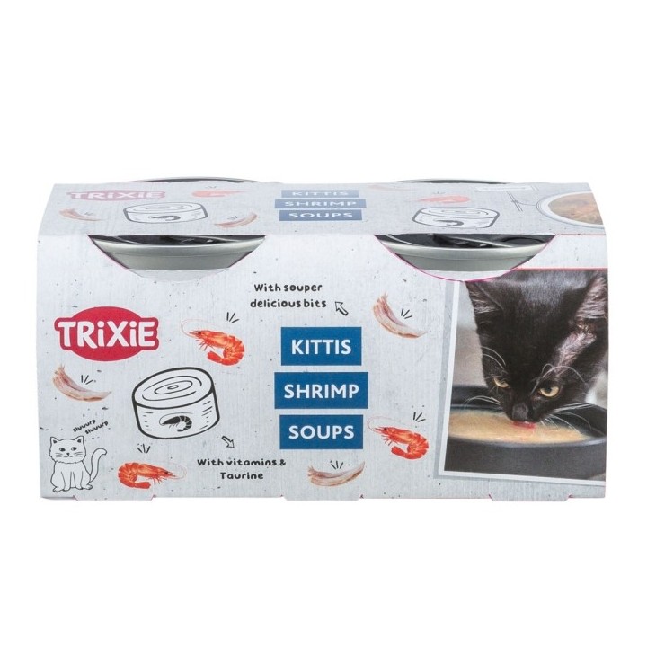 Trixie Kittis Shrimp Soup - 4 × 80 g