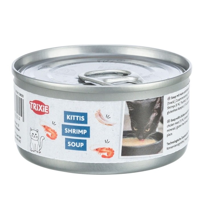 Trixie Kittis Shrimp Soup - 4 × 80 g