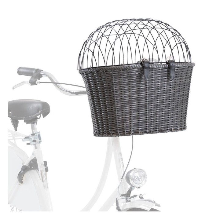 Trixie Front-Fahrradkorb aus Polyrattan