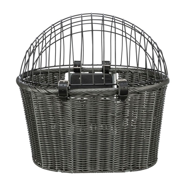 Trixie Front-Fahrradkorb aus Polyrattan
