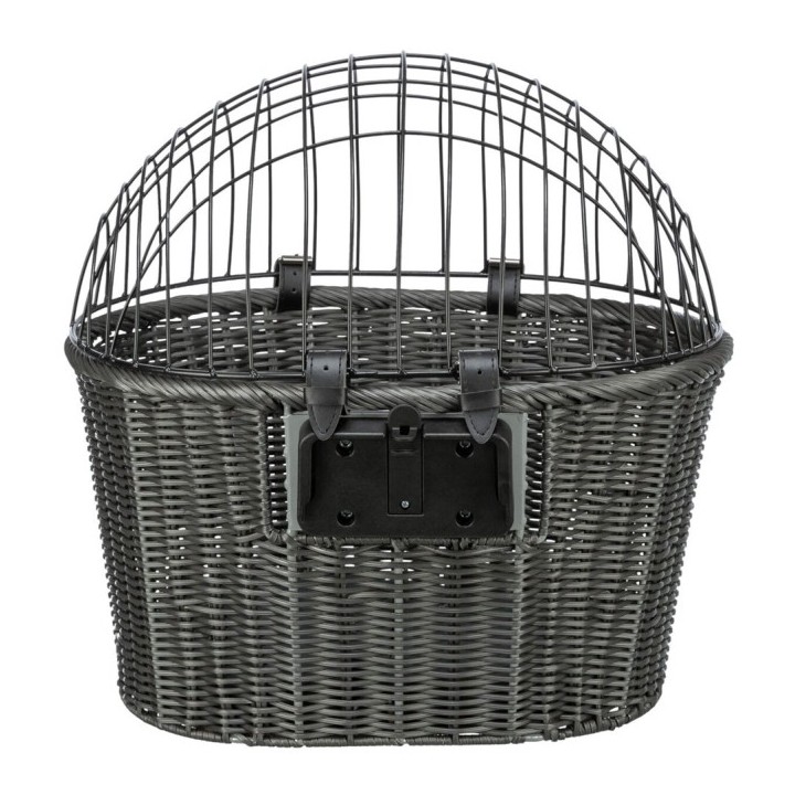 Trixie Front-Fahrradkorb aus Polyrattan