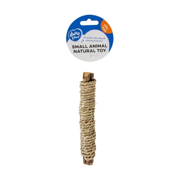 Duvoplus Knabberstick aus Holz & Wasserhyazinthe