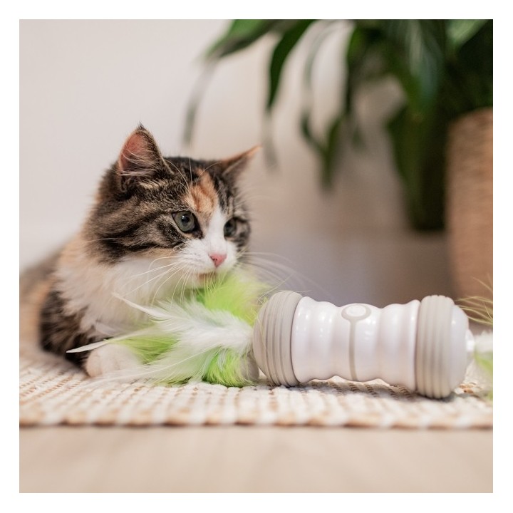 EBI Cat Toy Double Spinner - weiß/grün