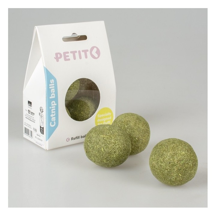 EBI Petit Cat Toy Katzenminze-Bälle - 3er-Set