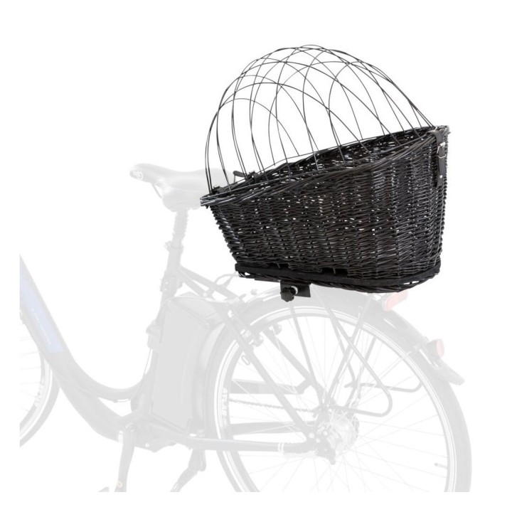 Trixie Fahrradkorb aus Weide für Gepäckträger