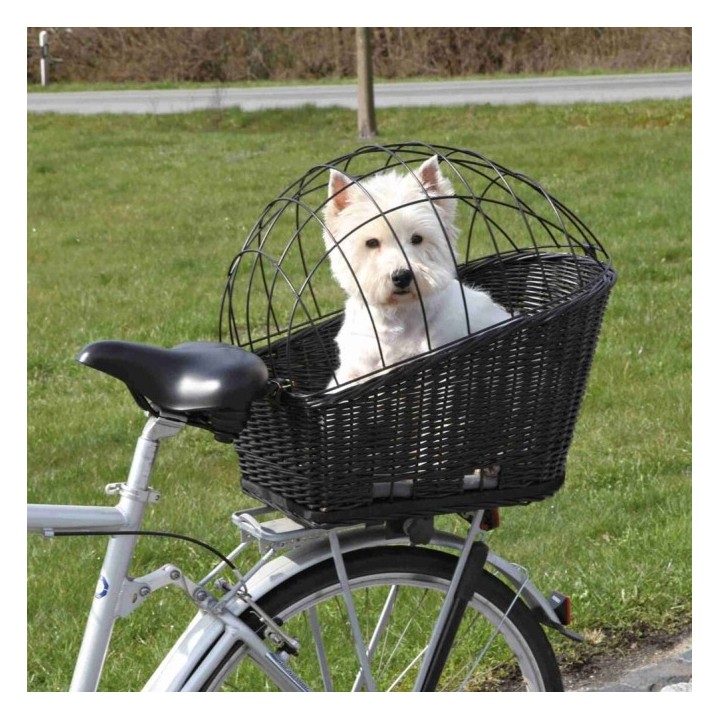 Trixie Fahrradkorb aus Weide für Gepäckträger