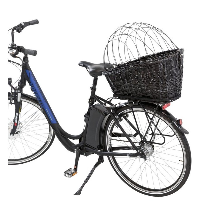 Trixie Fahrradkorb aus Weide für Gepäckträger