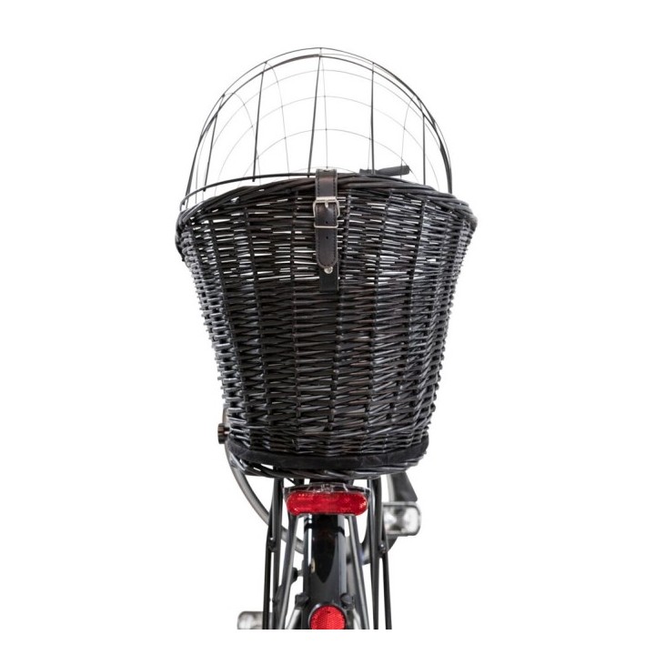 Trixie Fahrradkorb aus Weide für Gepäckträger