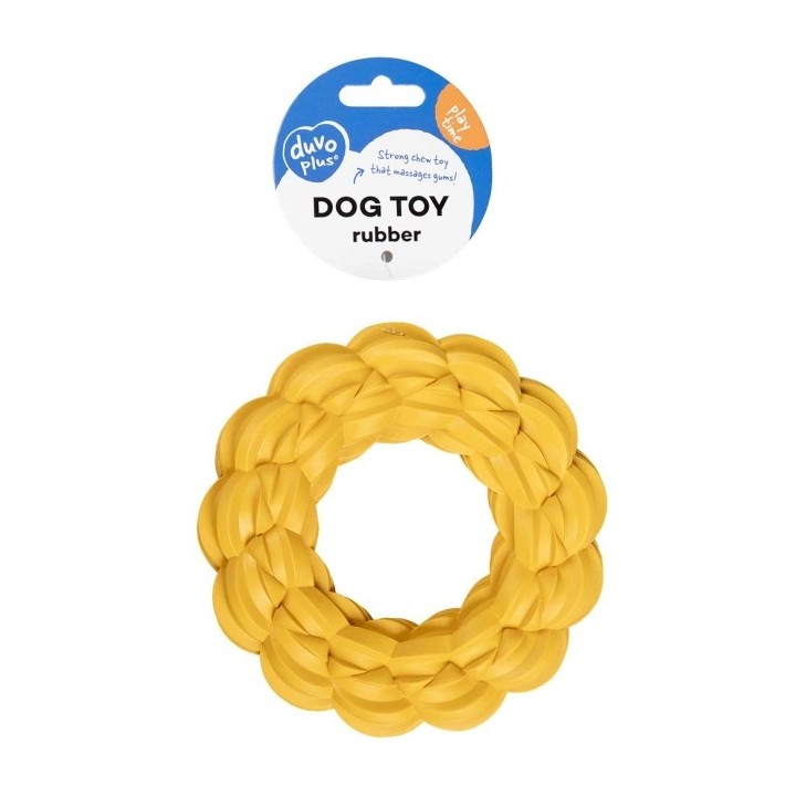 Duvoplus Kauspielzeug Griplay Ring - Gelb