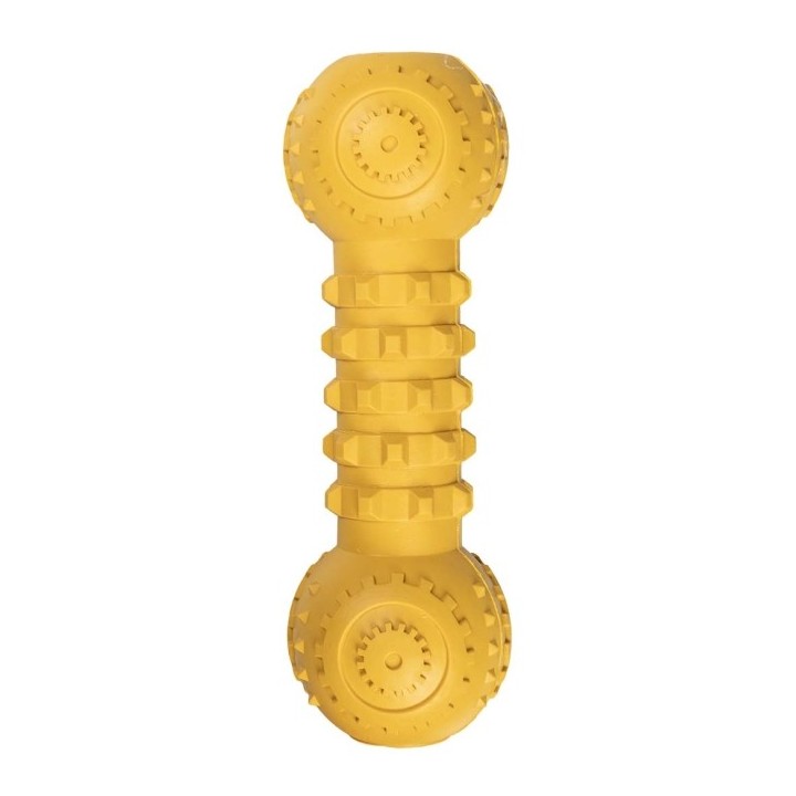 Duvoplus Kauspielzeug Griplay Dumbbell - Gelb