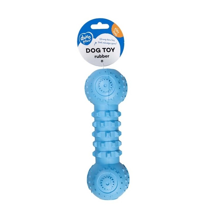 Duvoplus Kauspielzeug Griplay Dumbbell - Blau