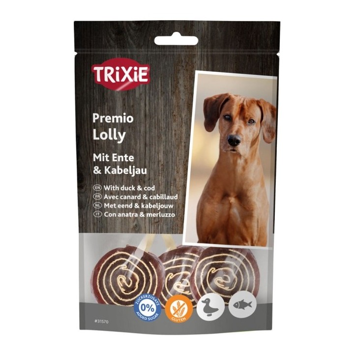 Trixie Premio Lolly mit Ente und Kabeljau - 80g
