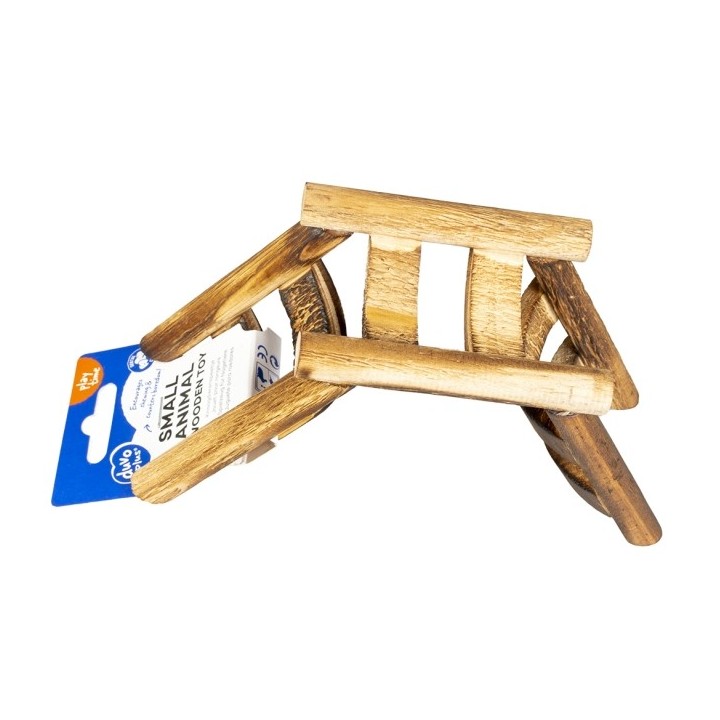 Duvoplus Nagerleiter aus geflammtem Holz