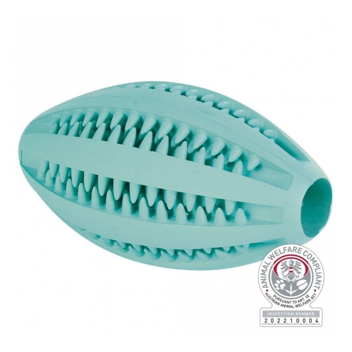 Trixie Denta Fun Rugbyball mit Minzgeschmack