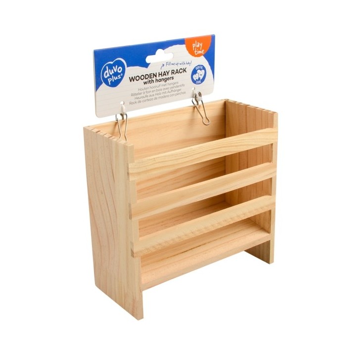 Duvoplus Holz-Heuraufe zum Aufhängen