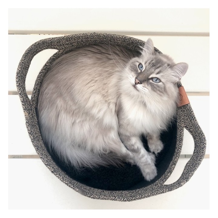 D&D Katzenkorb Tod - schwarz