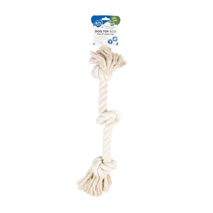 Duvoplus ECO Baumwollseil mit 3 Knoten - weiß