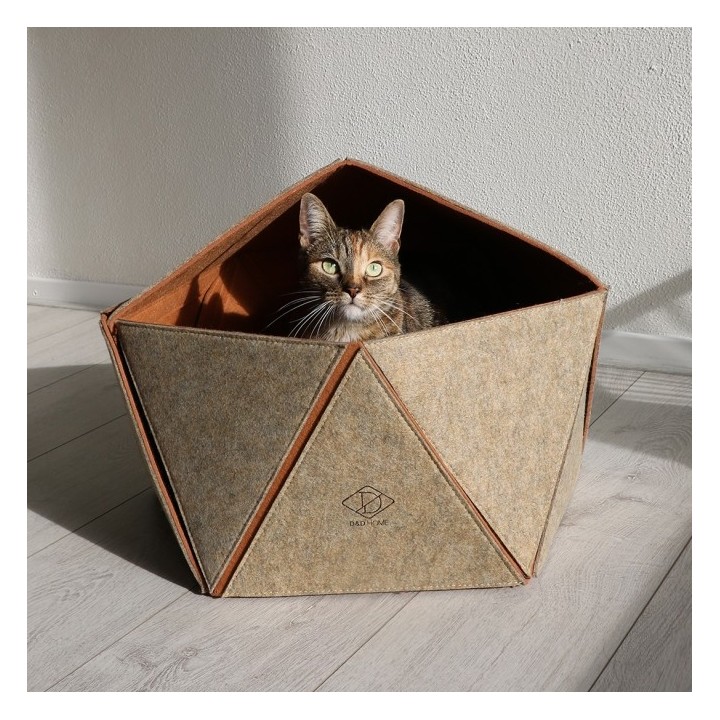 D&D Katzenhaus Logan - Sandbraun
