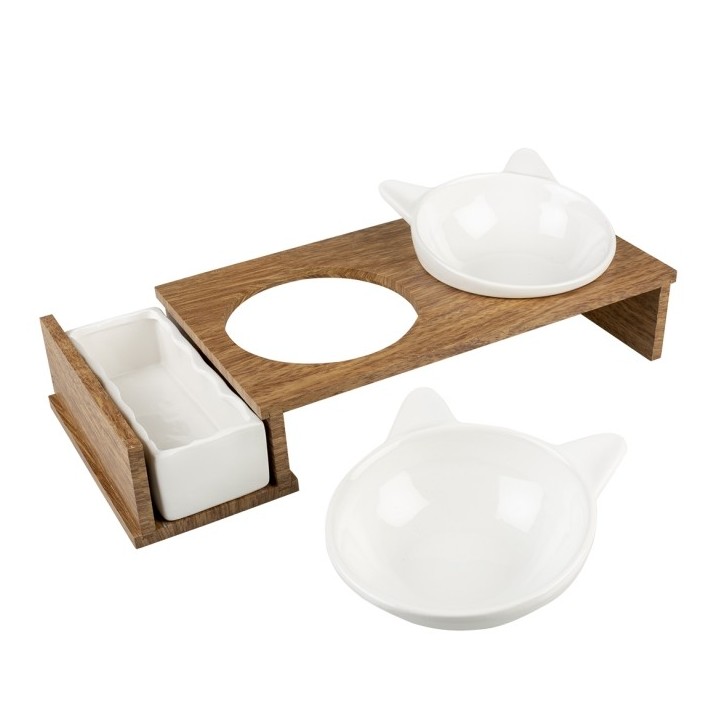 Duvoplus Dinner Set Stone UP Kitty Face