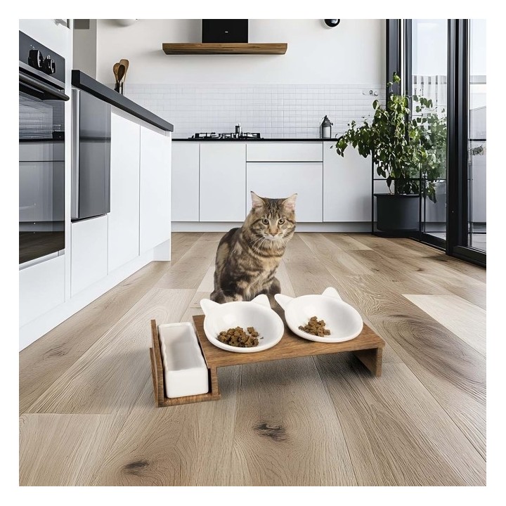 Duvoplus Dinner Set Stone UP Kitty Face