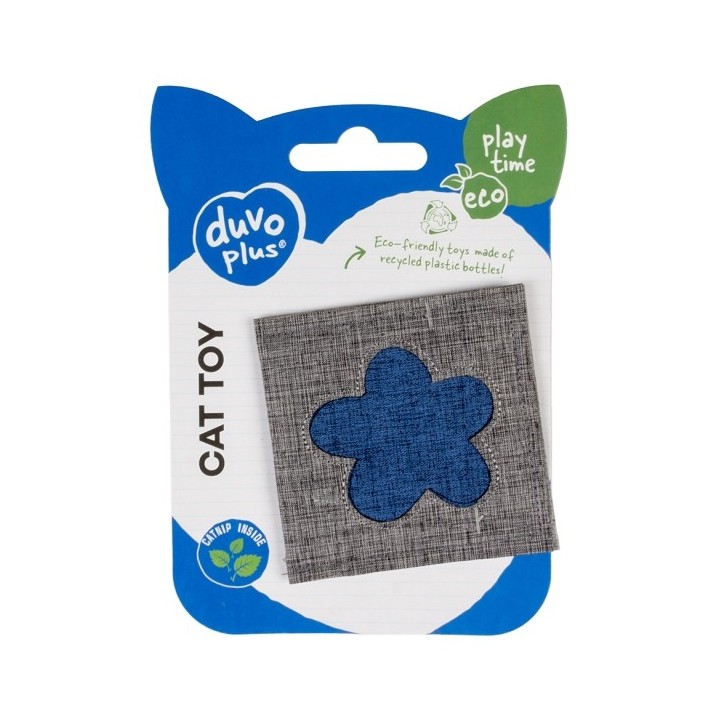 Duvoplus Cat Toy ECO Navy Catnip-Kissen