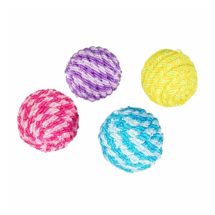 Duvoplus Cat Toy Rasselball - 4 Stück