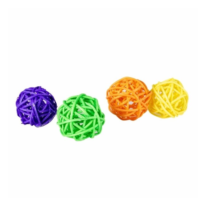 Duvoplus Cat Toy Weidenbälle 5cm - 4 Stück