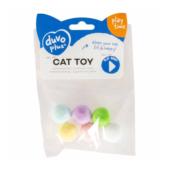 Duvoplus Cat Toy Polyball - 6 Stück