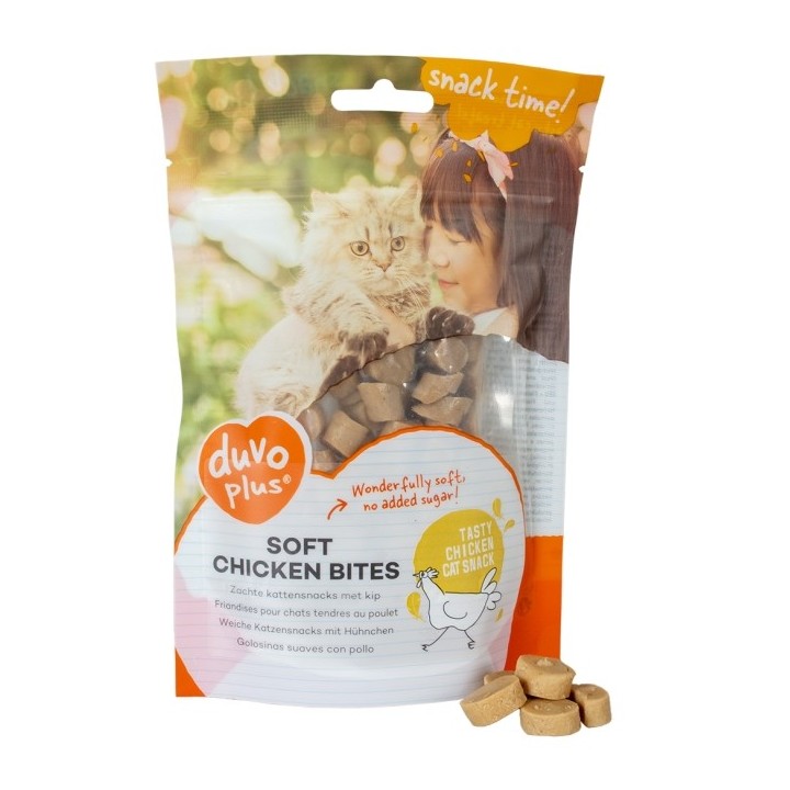 Duvoplus Cat Snack Weiche Hähnchensnacks 50g