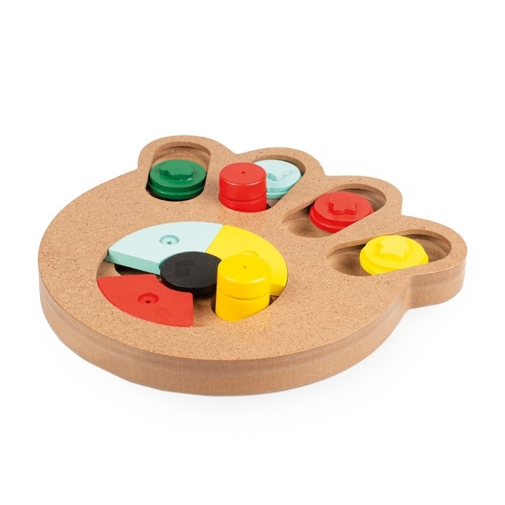 Duvoplus Intelligenzspiel Slide n Snack Puzzle Pfote