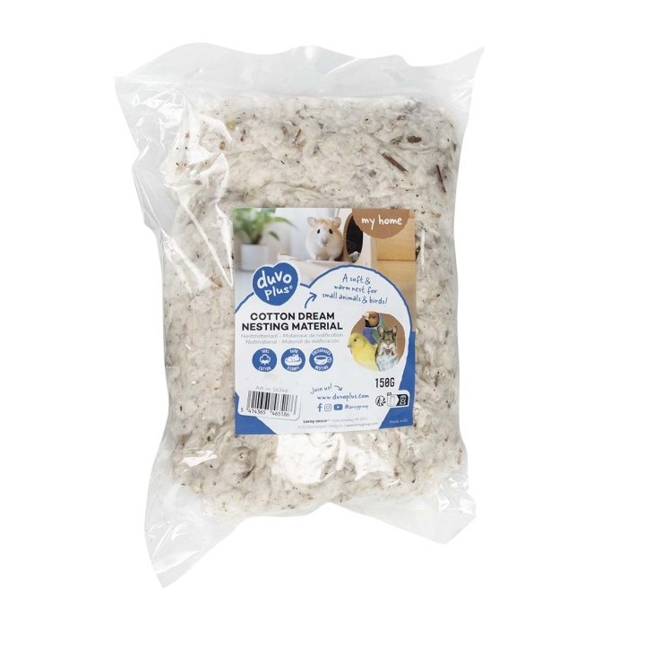 Duvoplus Nistmaterial Cotton Dream weiß 150g